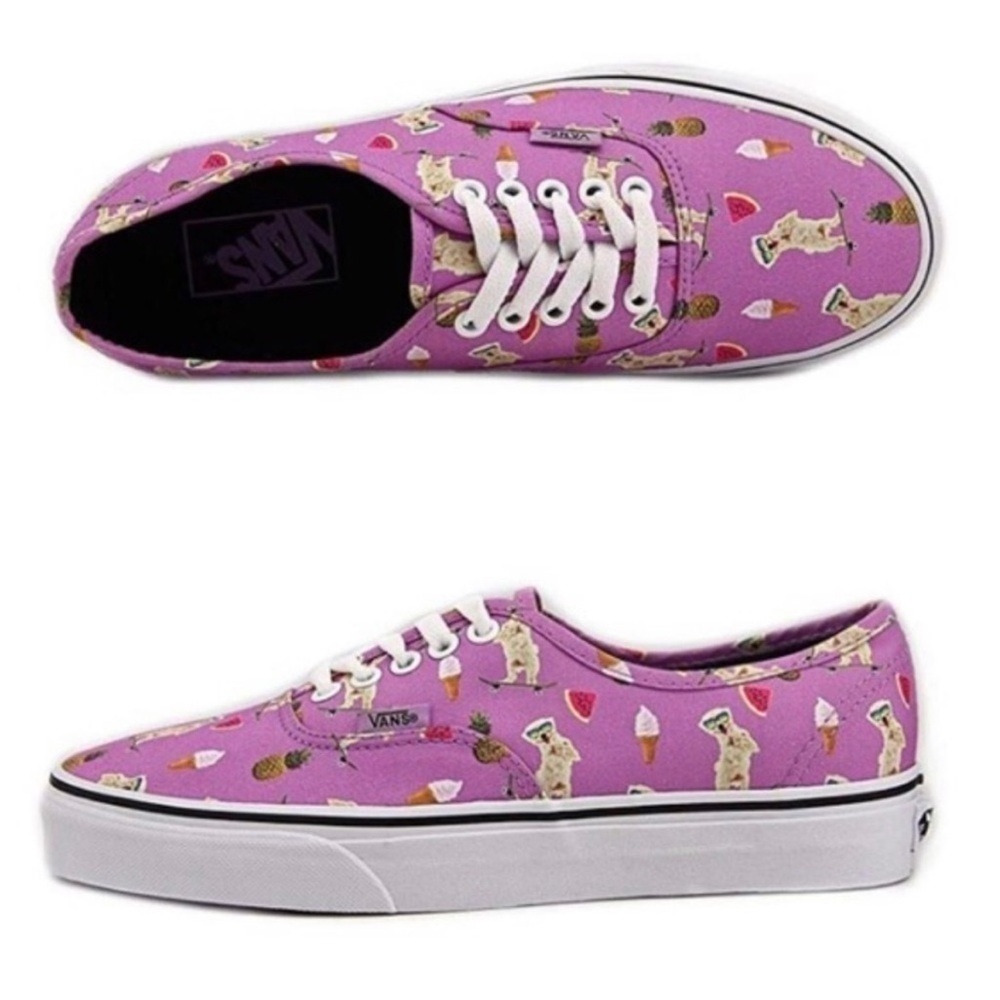 NEW!!! Vans Pool Vibes Ankle Canvas Shoe Sneaker Violet Women’s Size 7 Men’s 5.5 - Picture 4 of 11